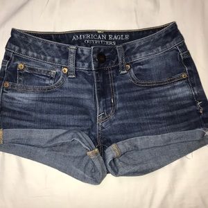 American eagle denim shorts